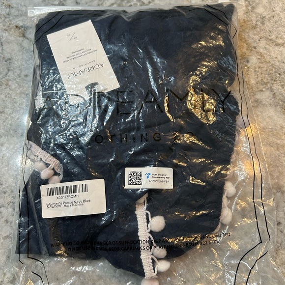 Bathing suit cover up. Navy blue. Medium/large. New with tags! - Picture 2 of 3